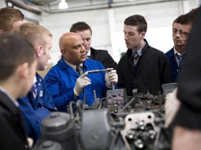 mercedes benz academy offers CA training